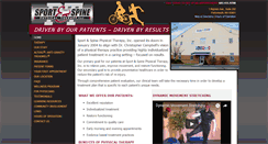 Desktop Screenshot of nhsportandspine.com